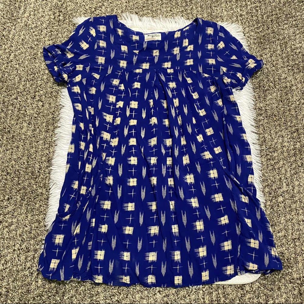 Anthropologie Holding Horses Tunic Shirt Pockets M